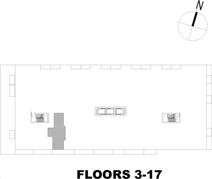 NorthCore Condos B4 Key Plan