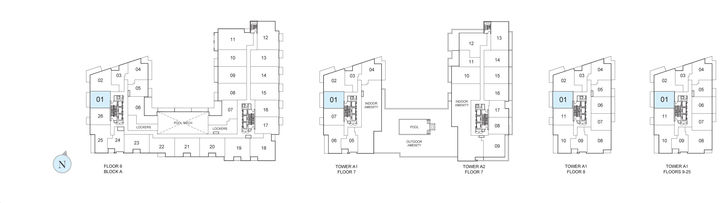 Notting Hill Condos 2 Munro Key Plan