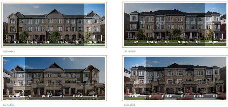 OH Townhomes Copperfield DF3E Key Plan