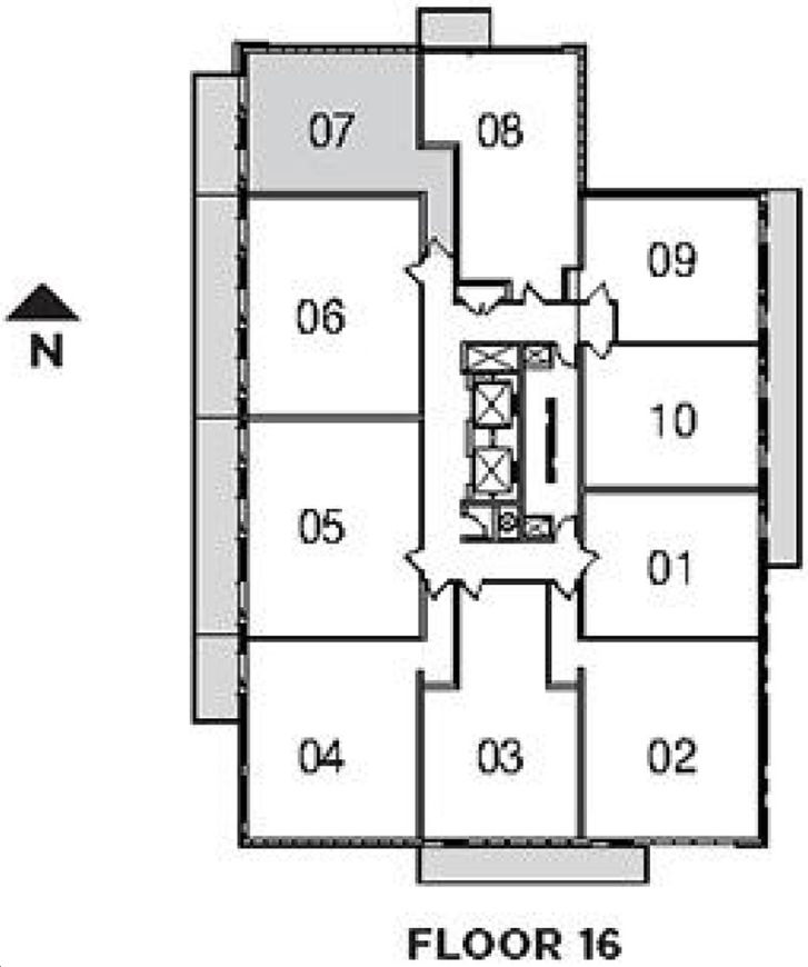 ONE28 Waterloo Condos Brighton Key Plan