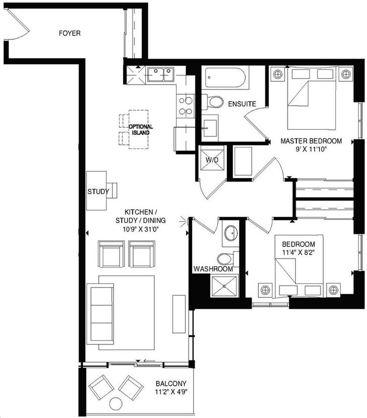 ONE28 Waterloo Condos by CTNDevelopments Lodge Floorplan