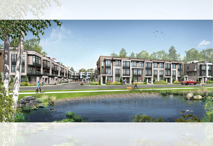 Oakbrook Towns Exterior Community View of Units