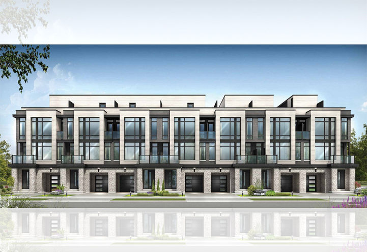 Oakbrook Towns Streetscape Exterior View of Units
