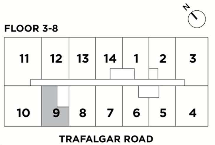 Oakvillage by Minto Communities 1B-532 Key Plan