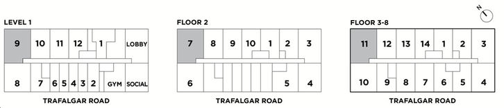 Oakvillage by Minto Communities 2D-1012 Key Plan