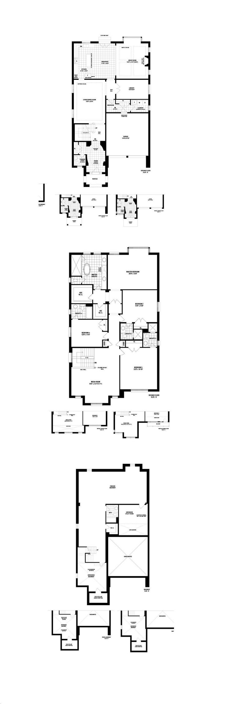 Observatory Hill by Conservatory |Fisher Floorplan 4 bed & 5 bath