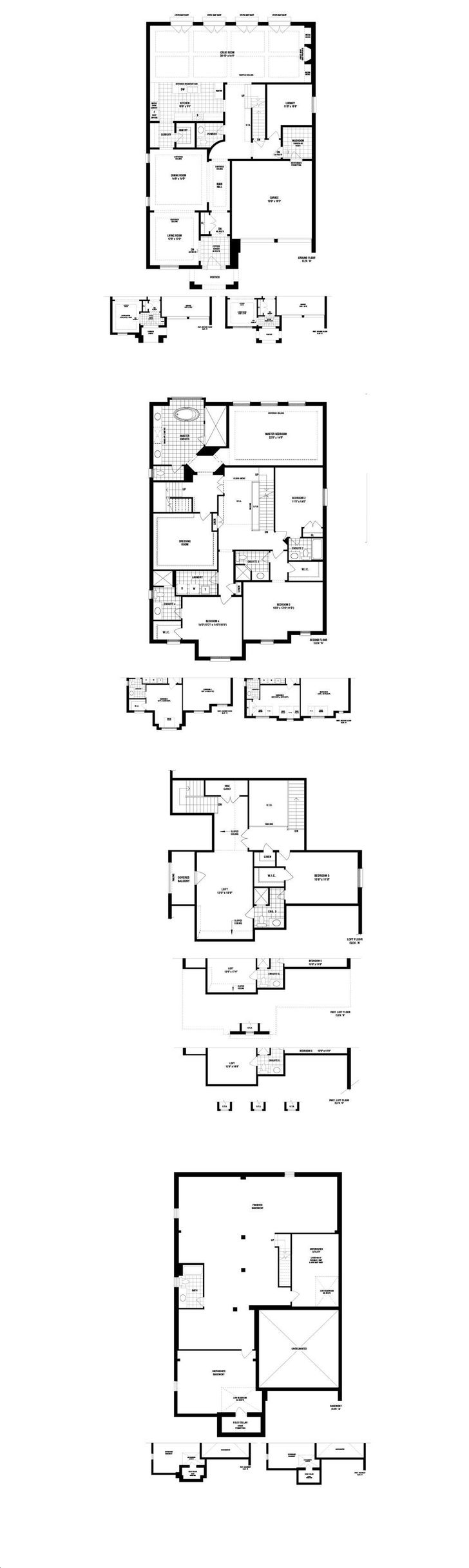 Observatory Hill by Conservatory |Friedman Floorplan 5 bed & 6 bath