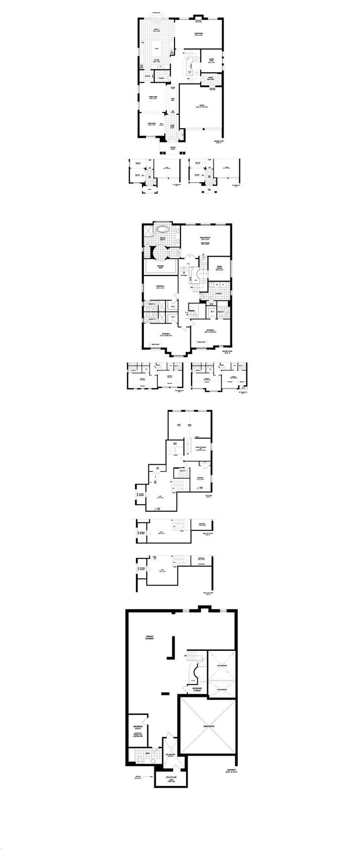 Observatory Hill by Conservatory |Harrington Floorplan 5 bed & 6 bath