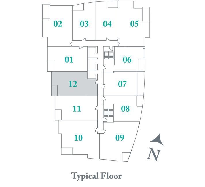 One Sherway Tower Four Alderwood Key Plan