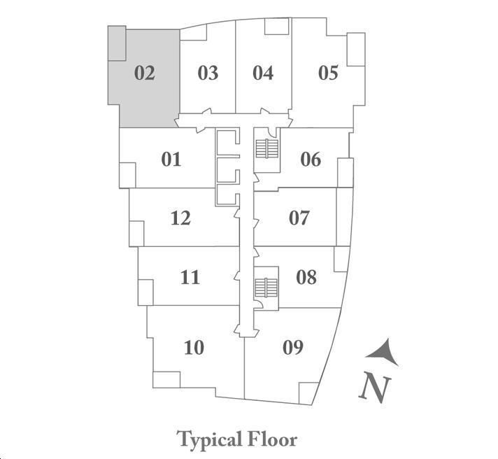 One Sherway Tower Four Sherway Key Plan