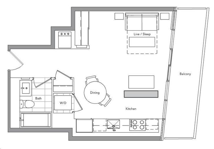 Opus Condos by Concord-Adex |1 Floorplan bed & 1 bath