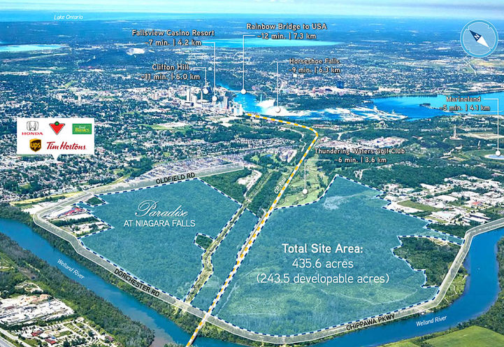 Paradise Homes Project Location and Proximity to Attractions