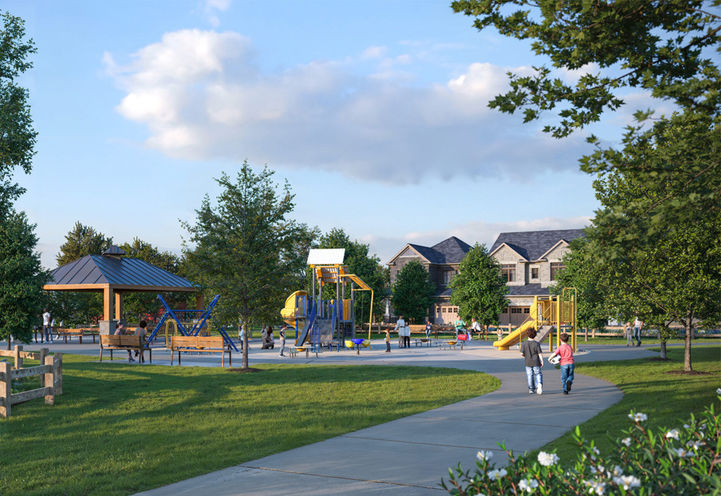 Park and Lake Homes Community Park and Playground