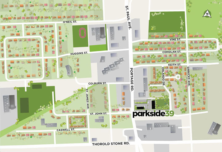 Parkside39 Towns Map View of Project Location