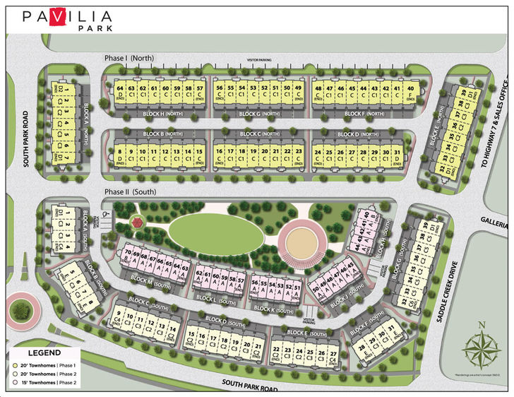 Pavilia Park Towns C1 Key Plan