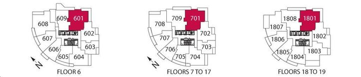 Perspective 2 Condos Perspective F Key Plan