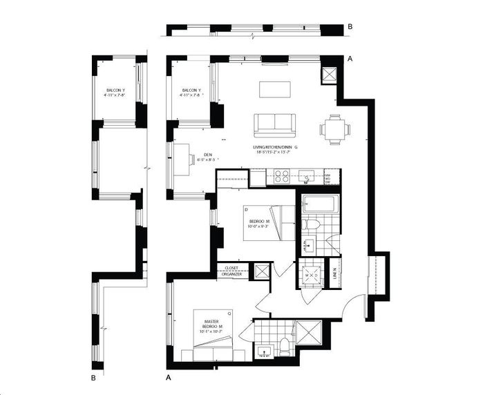 Picasso on Richmond by Monarch |906 Floorplan 2 bed & 2 bath