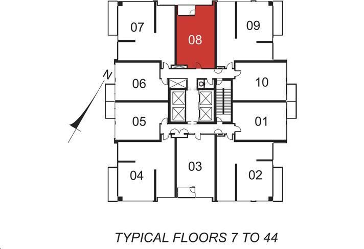 Pinnacle Grand Park 2 Residence 8 Key Plan