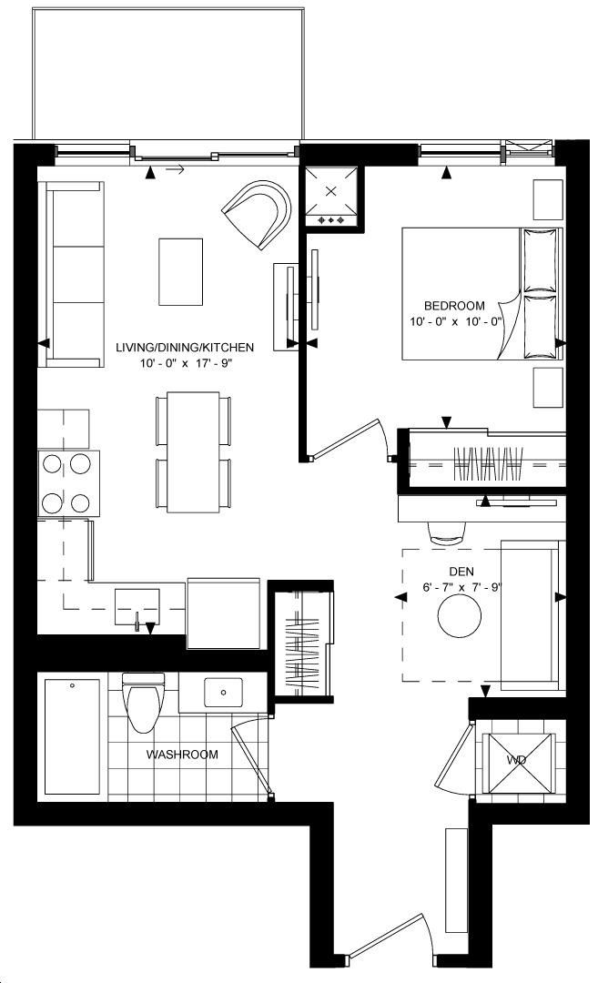 Plaza Midtown Condos 2 1D1-A