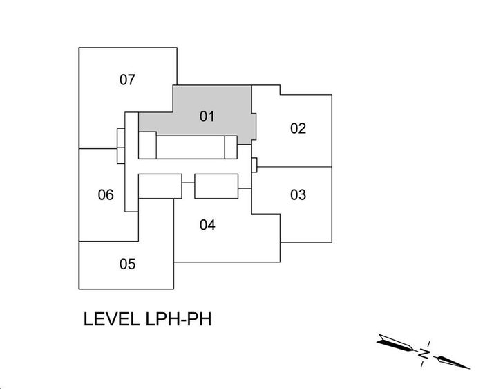 Plaza Midtown Condos 2-G(PH) Key Plan