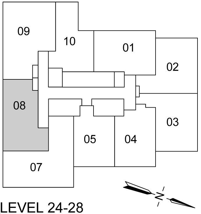 Plaza Midtown Condos 2F Key Plan