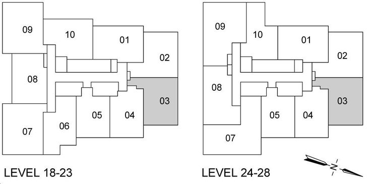 Plaza Midtown Condos ASSIGNMENT UNIT 2-C Key Plan