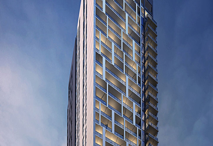 Q Condos Looking to the Architectural Building Finishes