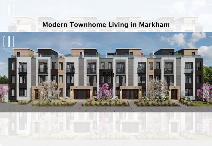 QUI Modern Towns | Modern Townhome Living in Markham