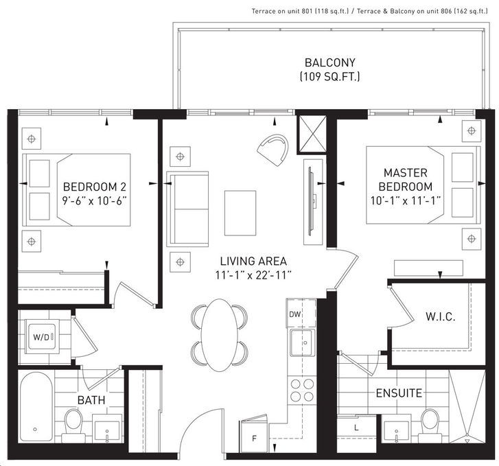 Queensview At Backyard Condos by VANDYK Breeze Floorplan