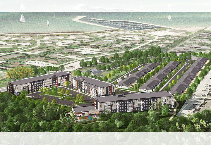 Residences at Silvercreek Aerial View of Community