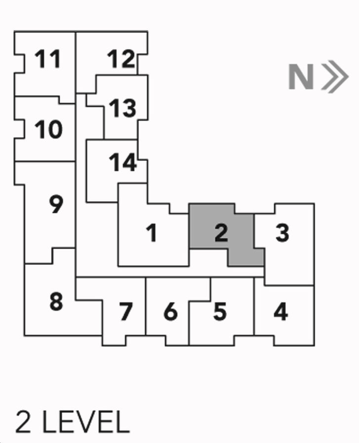 Rise at Lakeshore Condos Rise 2 Key Plan