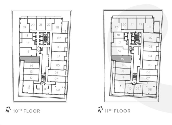 River and Fifth Condos Trefann Key Plan