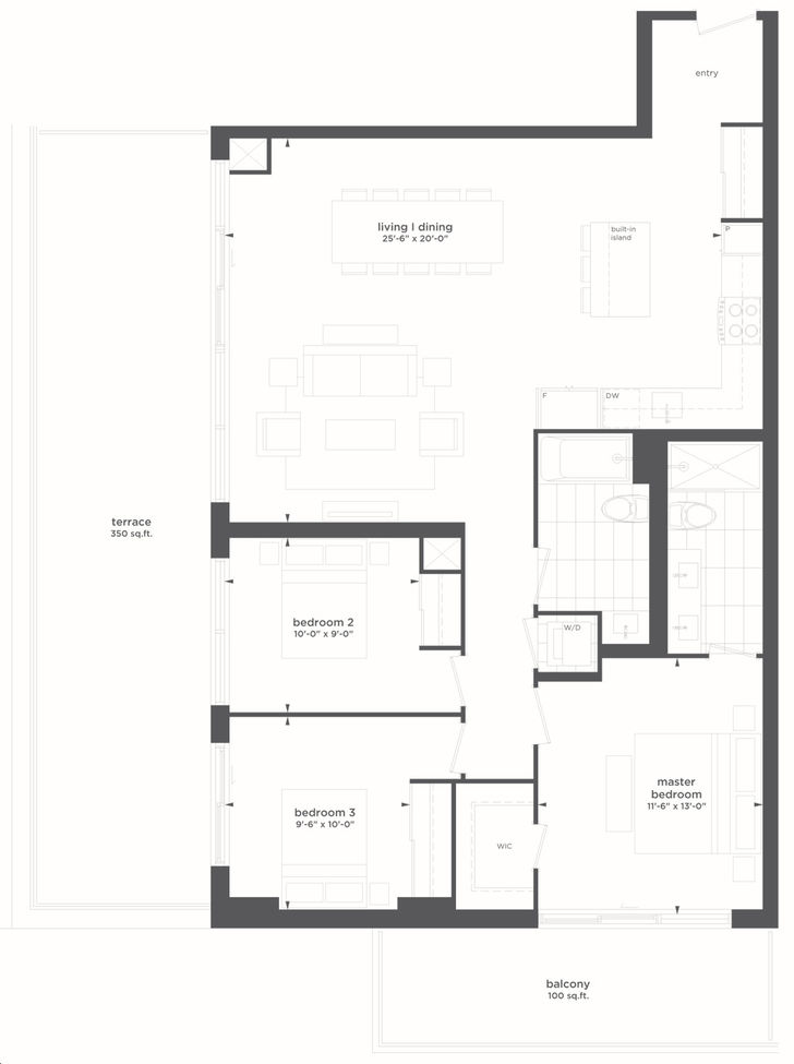 Riverside Square The Queen Condos Suite 603