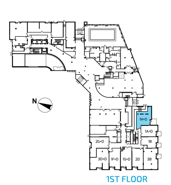 Riverview Condos 3 A/1H+D Key Plan