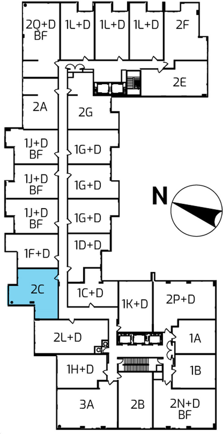 Riverview Condos C/2C Key Plan