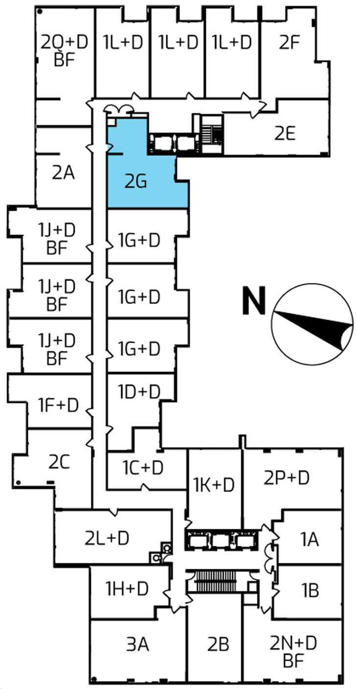 Riverview Condos C/2G Key Plan