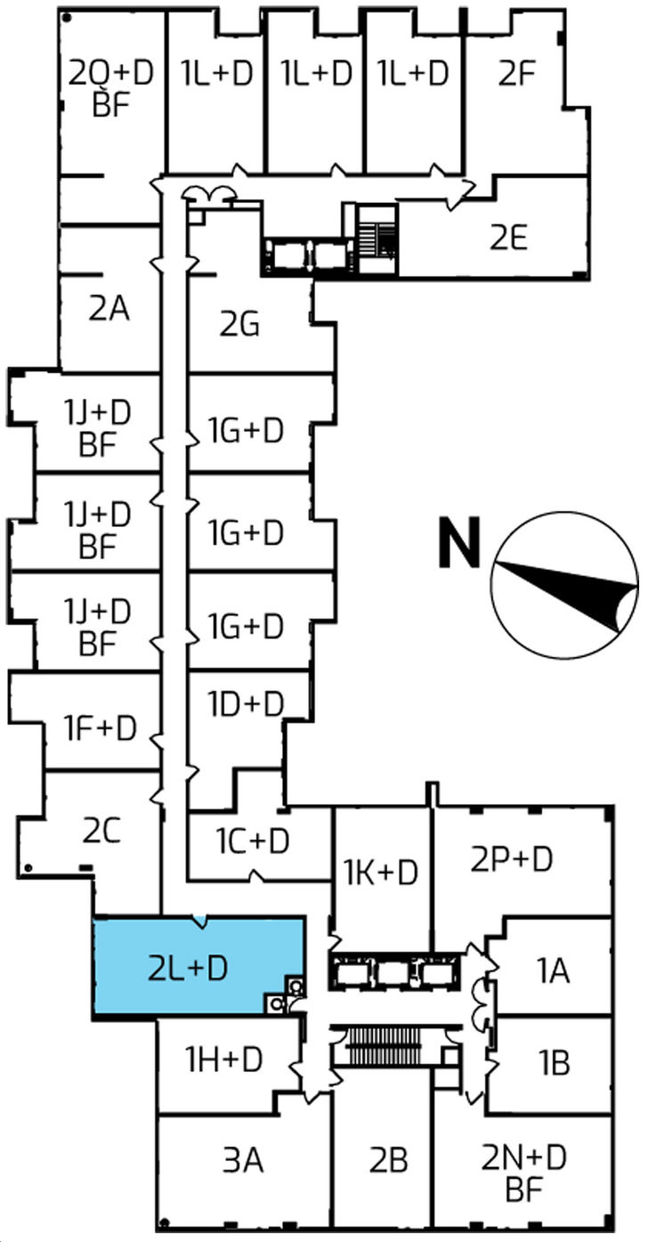 Riverview Condos C/2L+D Key Plan