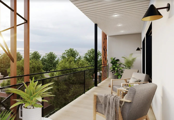 Rossmont Green Condos 2 Private Suite Balcony