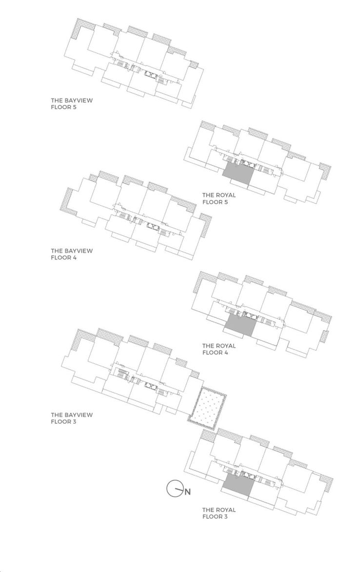 Royal Bayview Condos Suite 301 Key Plan