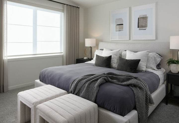 Sage Hill Crest Towns Calgary Interiors - Bedroom
