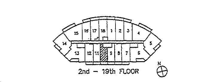 Scenic on Eglinton Tower 3 Suite 10 Key Plan