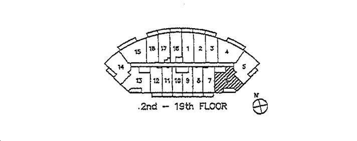 Scenic on Eglinton Tower 3 Suite 6 Key Plan