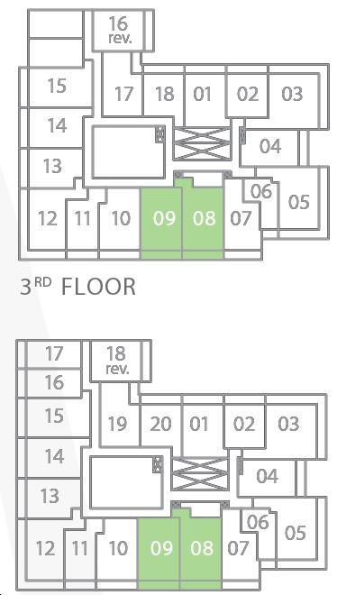 Senses Condos Serenity Key Plan