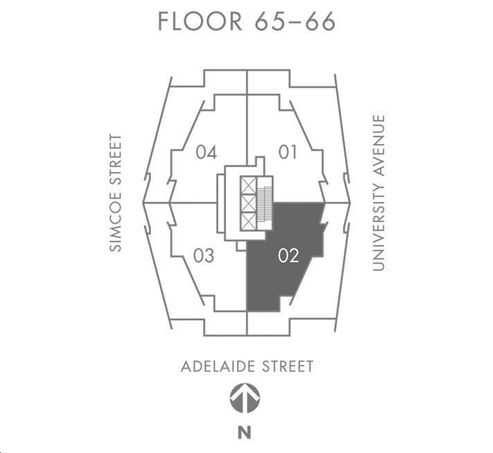 Shangri La Condos Penthouse 02 Upper Key Plan