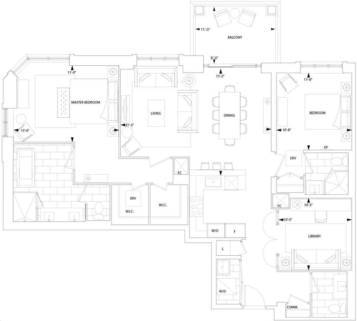 Sherwood at Huntington Condos by Tridel 2J+D Floorplan 2