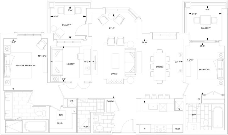 Sherwood at Huntington Condos by Tridel 2K +D Floorplan 2