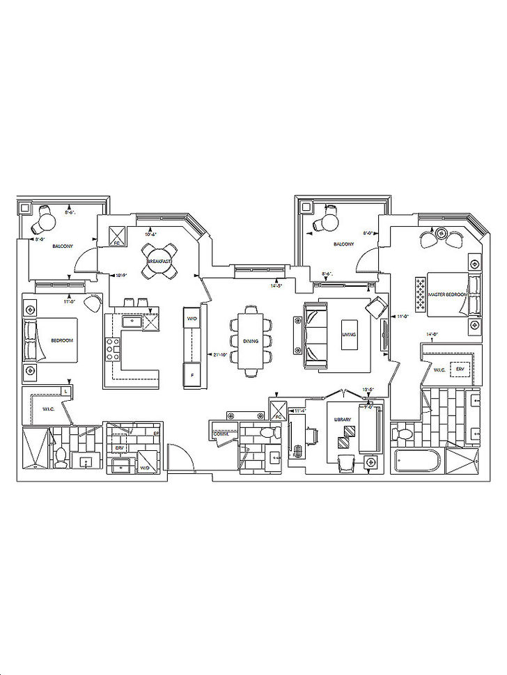 Sherwood at Huntington Condos by Tridel 2L+D1R Floorplan