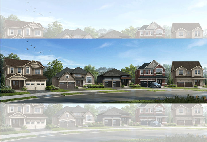 Shoreline Point Homes - Street View of Community
