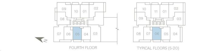 SkyCity 2 Condos SkyCity 06 Design Key Plan