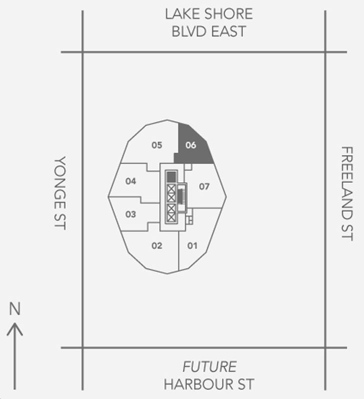 SkyTower Condos Landmark 06 Key Plan